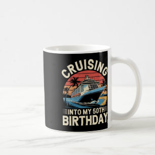 Caneca De Café Cruzeiro de Férias na Minha Viagem de 50 Anos de I