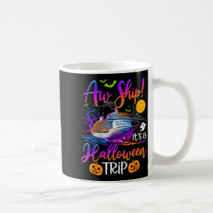 Caneca De Café Cruzeiro de Halloween da Família da Tripulação Ah 