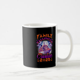 Caneca De Café Cruzeiro de Halloween em Família 2025 Correspondên