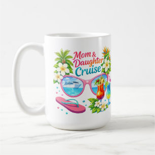 Caneca De Café Cruzeiro de Mãe e Filha Férias Tropicais