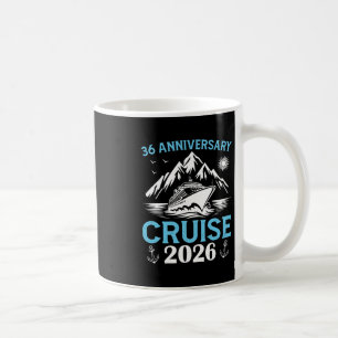 Caneca De Café Cruzeiro do 36º Aniversário de Casamento 2026 Casa
