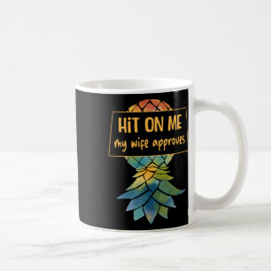 Caneca De Café Cruzeiro do Abacaxi de Cabeça para Baixo Sutil Swi