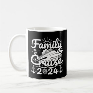Caneca De Café Cruzeiro em Família 2024 Divertido Cruzeiro de Via