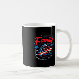 Caneca De Café Cruzeiro em Família 2025 4 de Julho Patriótico Ame