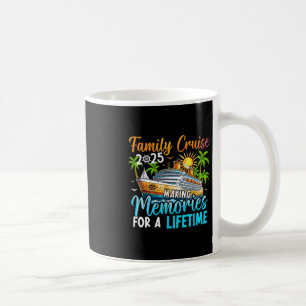 Caneca De Café Cruzeiro em Família 2025 Férias de Cruzeiro de Cor