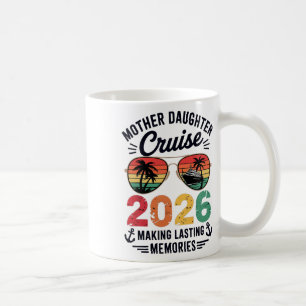 Caneca De Café Cruzeiro Mãe Filha 2026 Viagem de Férias Combinand