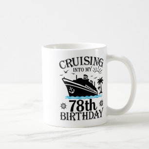 Caneca De Café Cruzeiro no Meu 78º Aniversário Cruzeiro 78 Anos d
