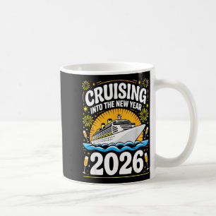 Caneca De Café Cruzeiro Para A Noite De Ano Novo 2026 Família Com