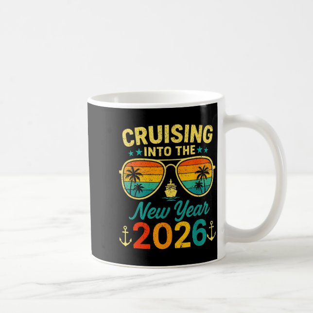 Caneca De Café Cruzeiro Para o Ano Novo 2026 Trazendo Ano Novo Ju (Direita)
