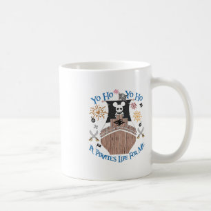 Caneca De Café Cruzeiro Pirata Yo Ho Uma Vida de Pirata Para Mim