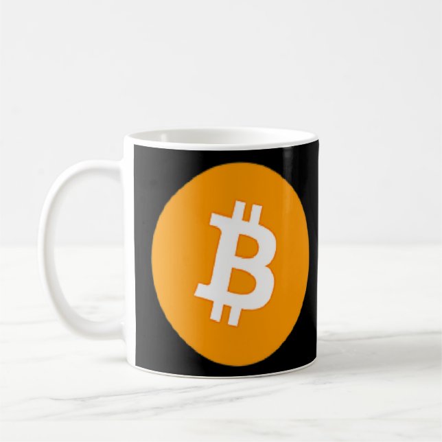 Caneca De Café Crypto Bitmoney Blocchain Cryptocurrency Fundo Cry (Esquerda)