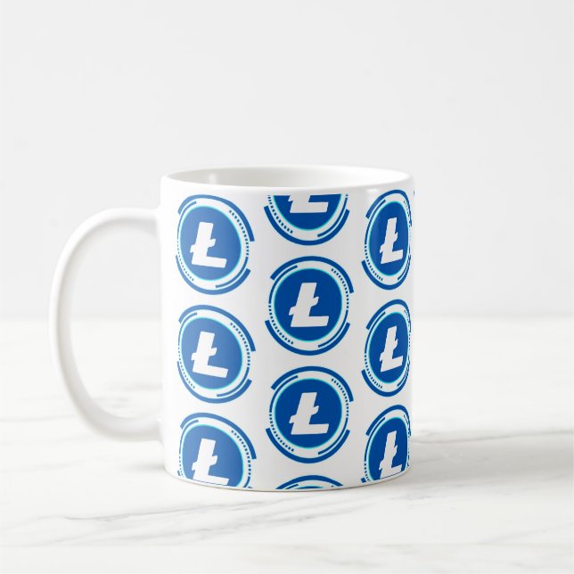 CANECA DE CAFÉ CRYPTOCURRENCY LITECOIN (Esquerda)