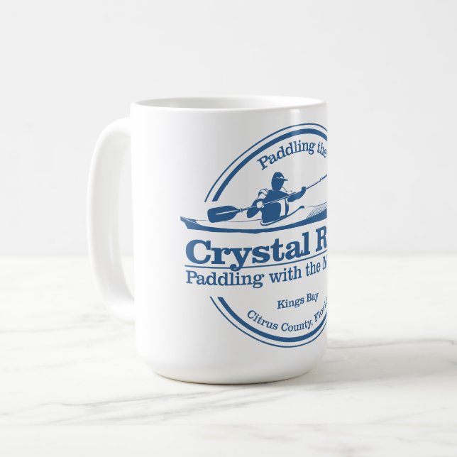 Caneca De Café Crystal River (SK) (Frente Esquerda)