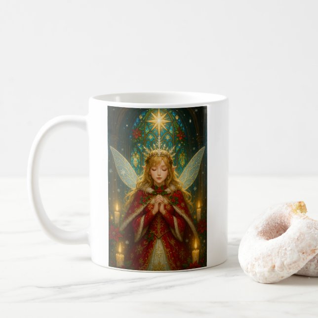 Caneca De Café CS001_Charming Fairy - Christmas Edition #1 (Com Donut)