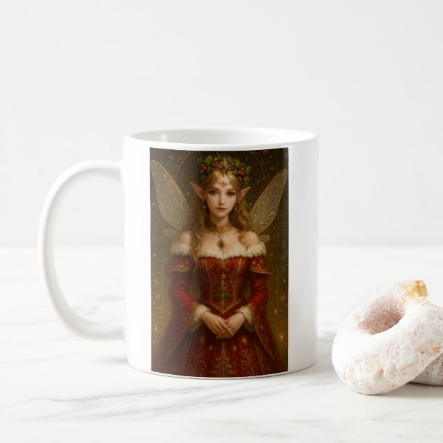 Caneca De Café CS003_Charming Fairy - Christmas Edition #3 (Com Donut)