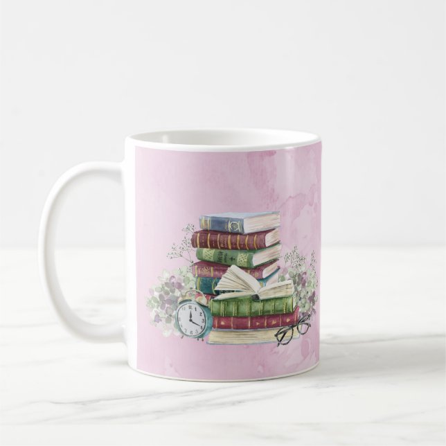 Caneca De Café CS Lewis Book e Tea (Esquerda)
