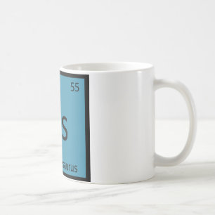 Caneca De Café Cs - Símbolo de Elemento Dinossauro Champosaurus