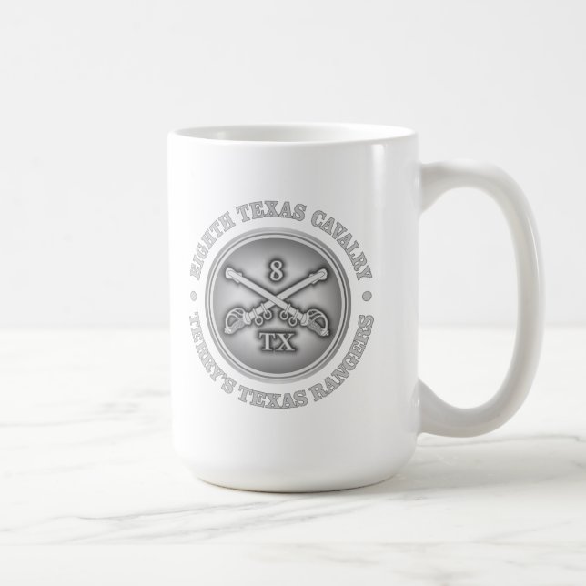 Caneca De Café CSC - 8th Texas Cavalry (Direita)