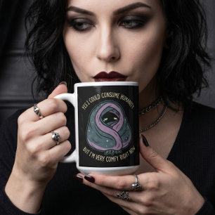 Caneca De Café Cthulhu Fofo Sim, Eu Posso Consumir a Humanidade C