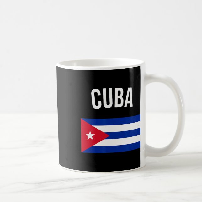 Caneca De Café Cu Cun Flag Tee Vacation Travel Gift Souvenir  (Direita)