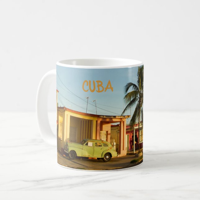 Caneca De Café Cuba Havana (Frente Esquerda)