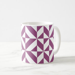 Caneca De Café Cubo de Deco Geométrico Quente