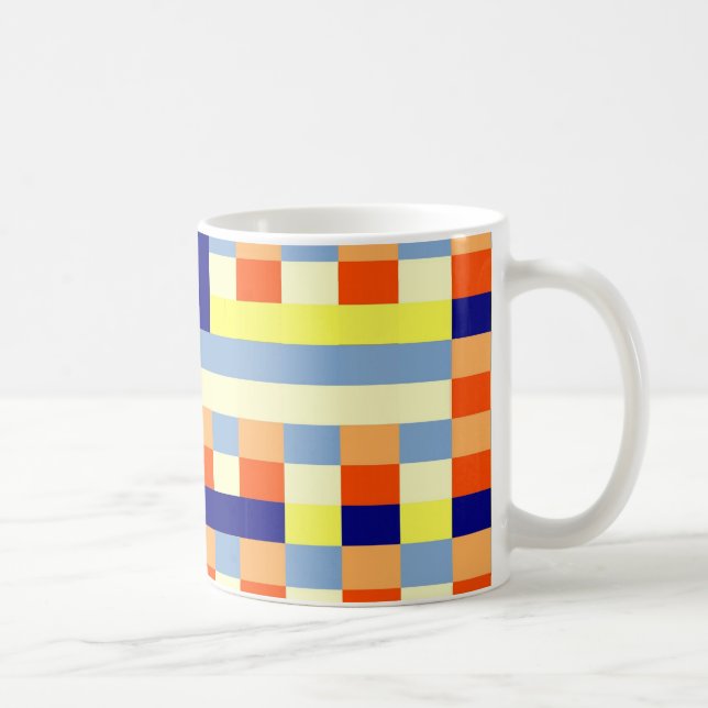 Caneca De Café Cubos multicolores (Direita)