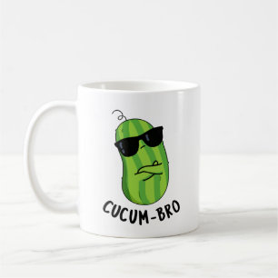 Caneca De Café Cucum bro Funny Veggie Cucumber Pun