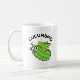 Caneca De Café Cucumbird Funny Veggie Pepino Pun