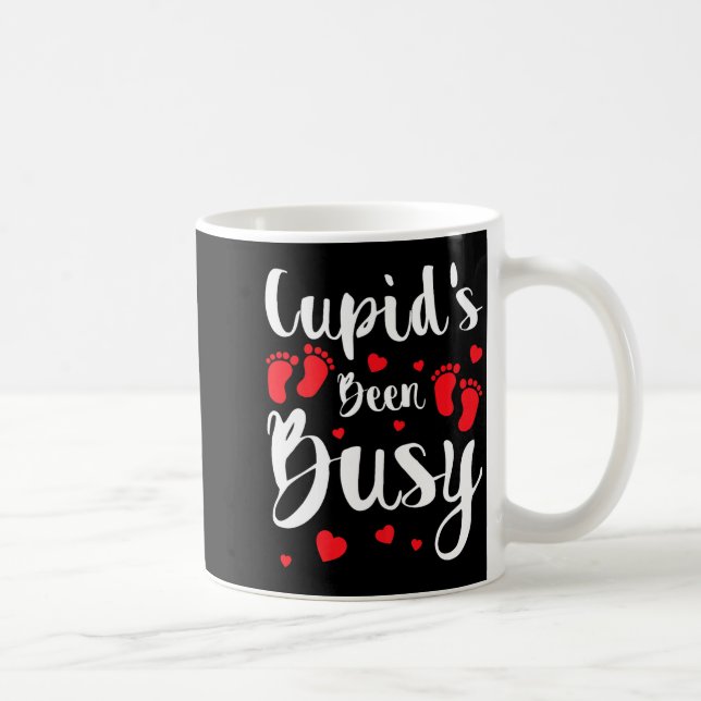 Caneca De Café Cud's Been Busy Funny Baby Reveal 2025 Valentine N (Direita)