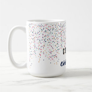 Caneca De Café Cue o Confetti