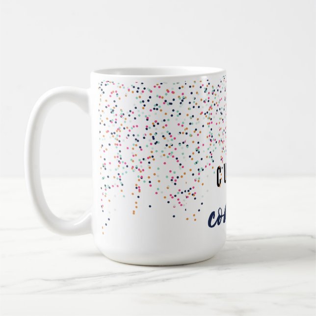 Caneca De Café Cue o Confetti (Esquerda)
