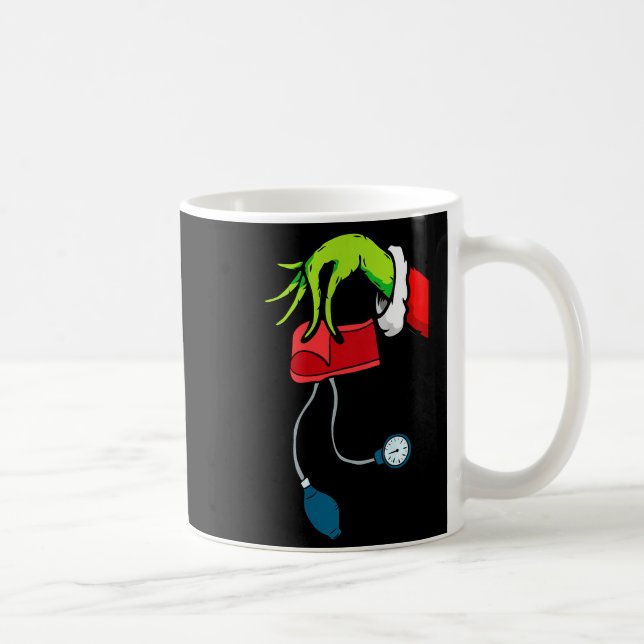Caneca De Café Cuff em Er Rn Icu Nurse Christmas Holiday Party Ho (Direita)