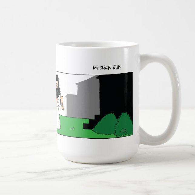 Caneca De Café Cuidado com o deus (Direita)
