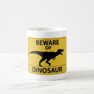 Caneca De Café Cuidado com o dinossauro