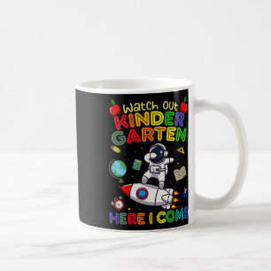 Caneca De Café Cuidado Jardim de Infância Aqui Vou Eu Camisa Dive
