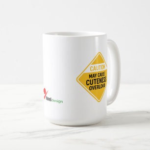 Caneca De Café Cuidado: Pode Causar Sobrecarga De Cuteness