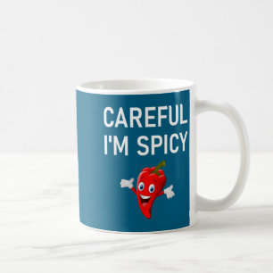 Caneca De Café Cuidado sou Scy, Pimenta, Divertido, Piadas, Sarcá