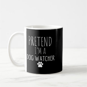Caneca De Café Cuidador de Cães de Halloween de Mentirinha