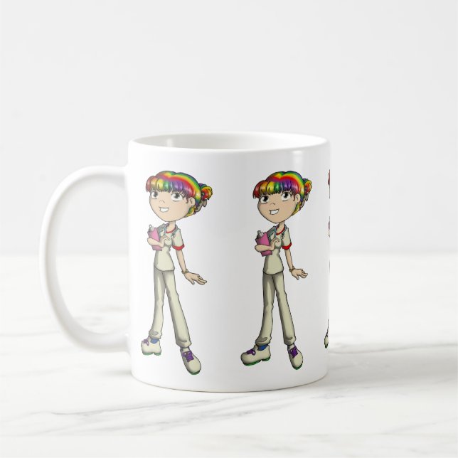 Caneca De Café Cuidados (Esquerda)