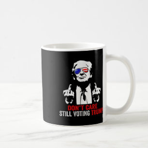 Caneca De Café Cuidados Ainda Votando Trump Trump 2024 Presidente