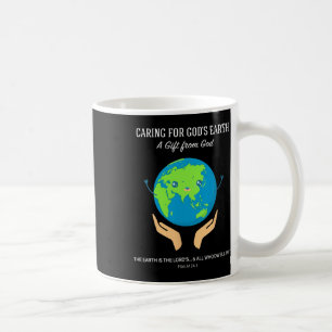 Caneca De Café Cuidados com a Terra de Deus - Cuidados de Criação