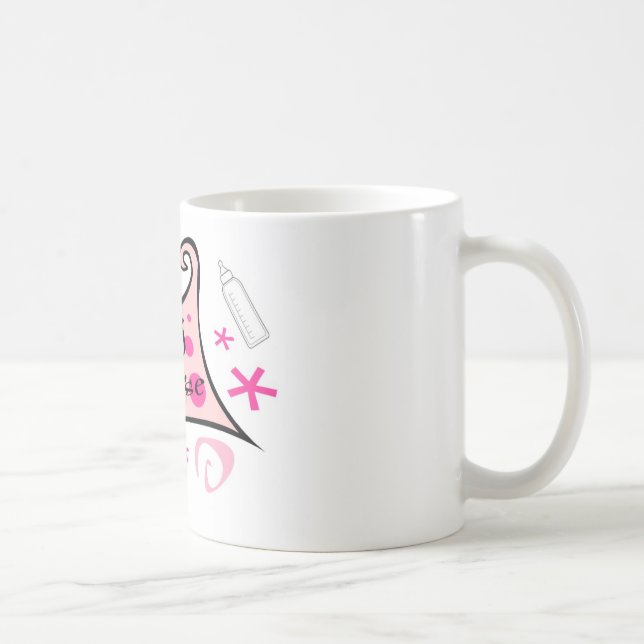 Caneca De Café Cuidados da enfermeira de OB (obstetrícia) (Direita)