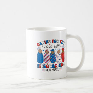 Caneca De Café Cuidando Dos Bombeiros Mais Cósmicos Nicu Nurse 4º