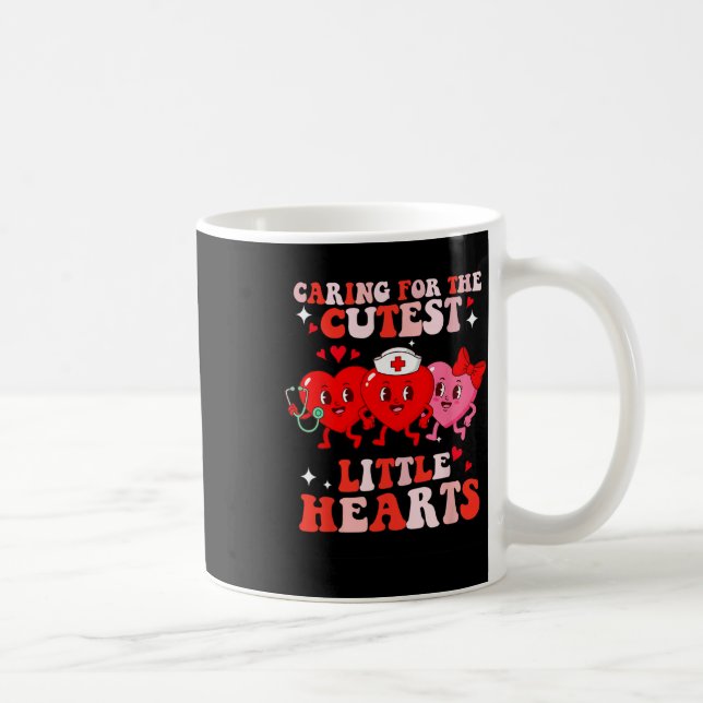 Caneca De Café Cuidando dos mais fofos Nicu Nurse Vale (Direita)