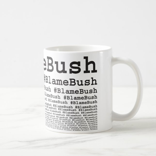 Caneca De Café Culpa Bush (Direita)