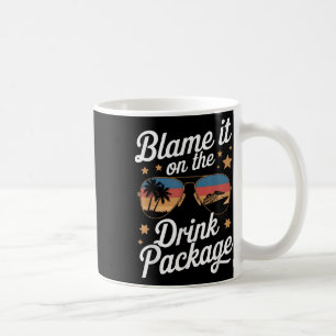 Caneca De Café Culpe-O No Pacote Bebida Engraçado Design