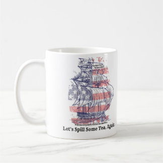 Caneca De Café Culpepper em Derramar Chá Patriot America Primeiro