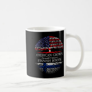 Caneca De Café Cultivado Americano Com Raízes Finlandesas Finlând
