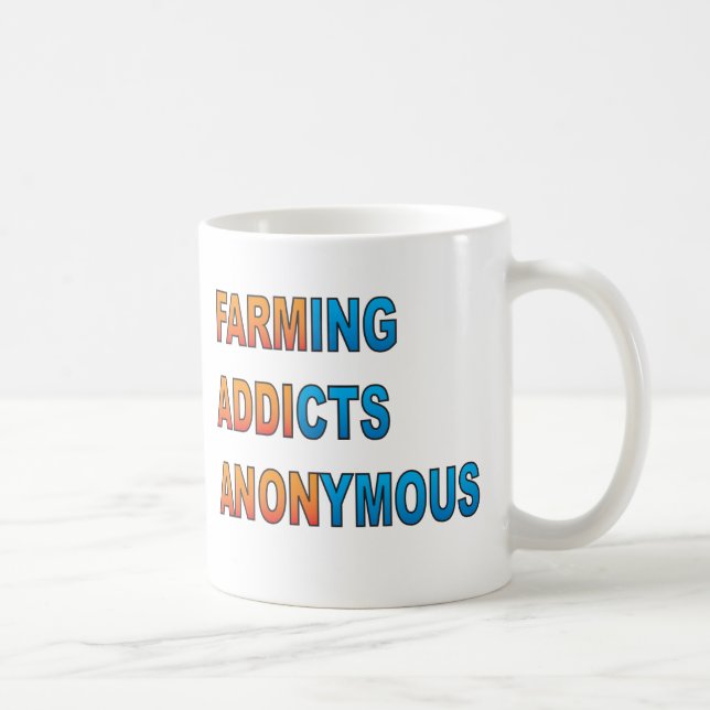 Caneca De Café Cultivando os viciados anónimos (Direita)